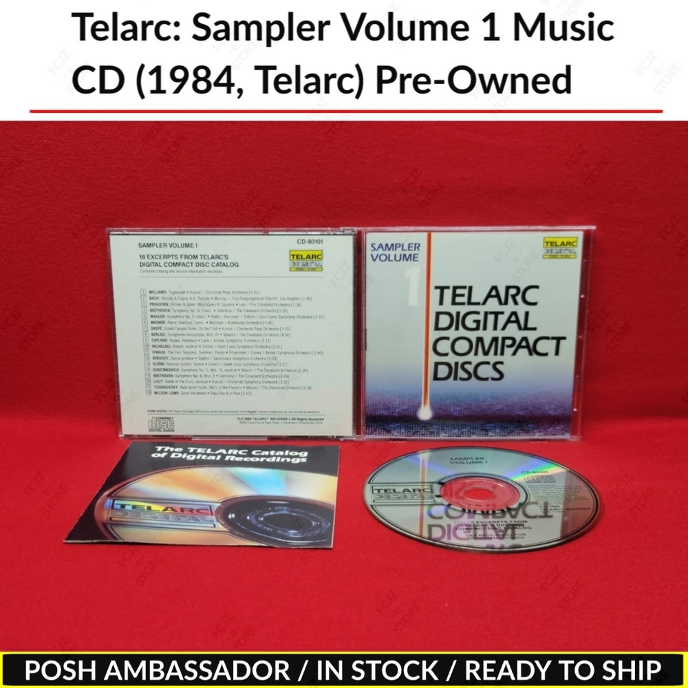 Telarc: Sampler Volume 1 Music CD (1984, Telarc) Pre-Owned